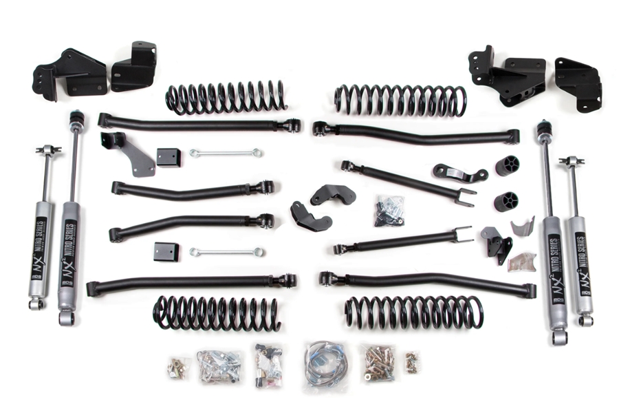 BDS Suspension 4in Long Arm Lift Kit w/ NX2 Nitro Shocks & Fixed Links ( Part Number: 1420H)