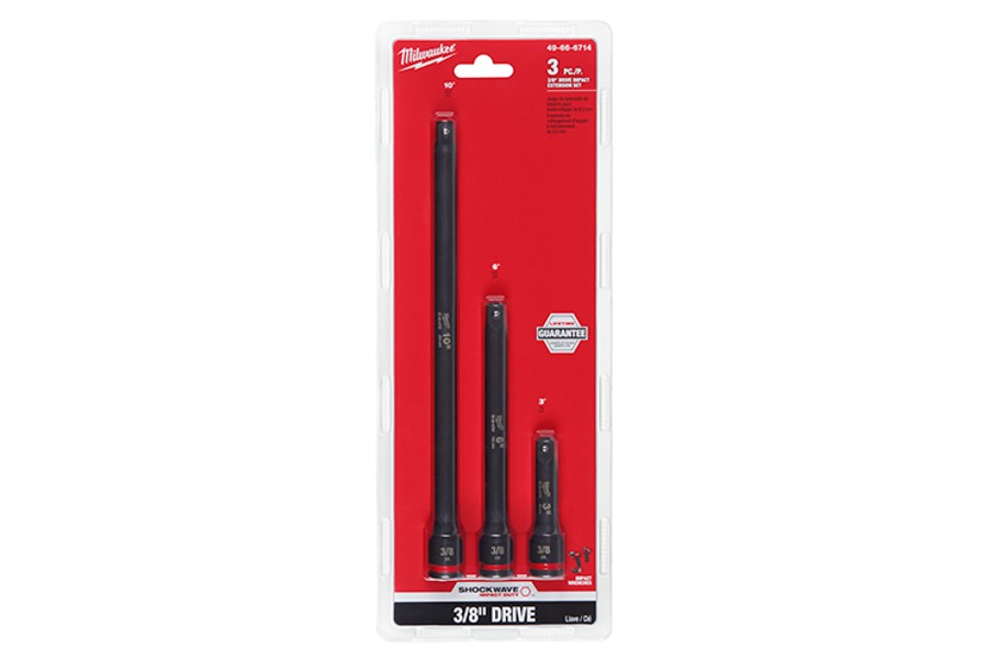 Milwaukee Tool 3Pc Shockwave Impact Duty™ 3/8in Drive Extension Set