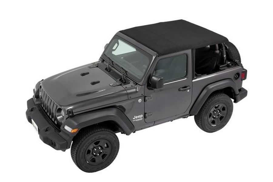 Bestop Trektop NX Slantback Soft Top, Black Twill - JL 2Dr