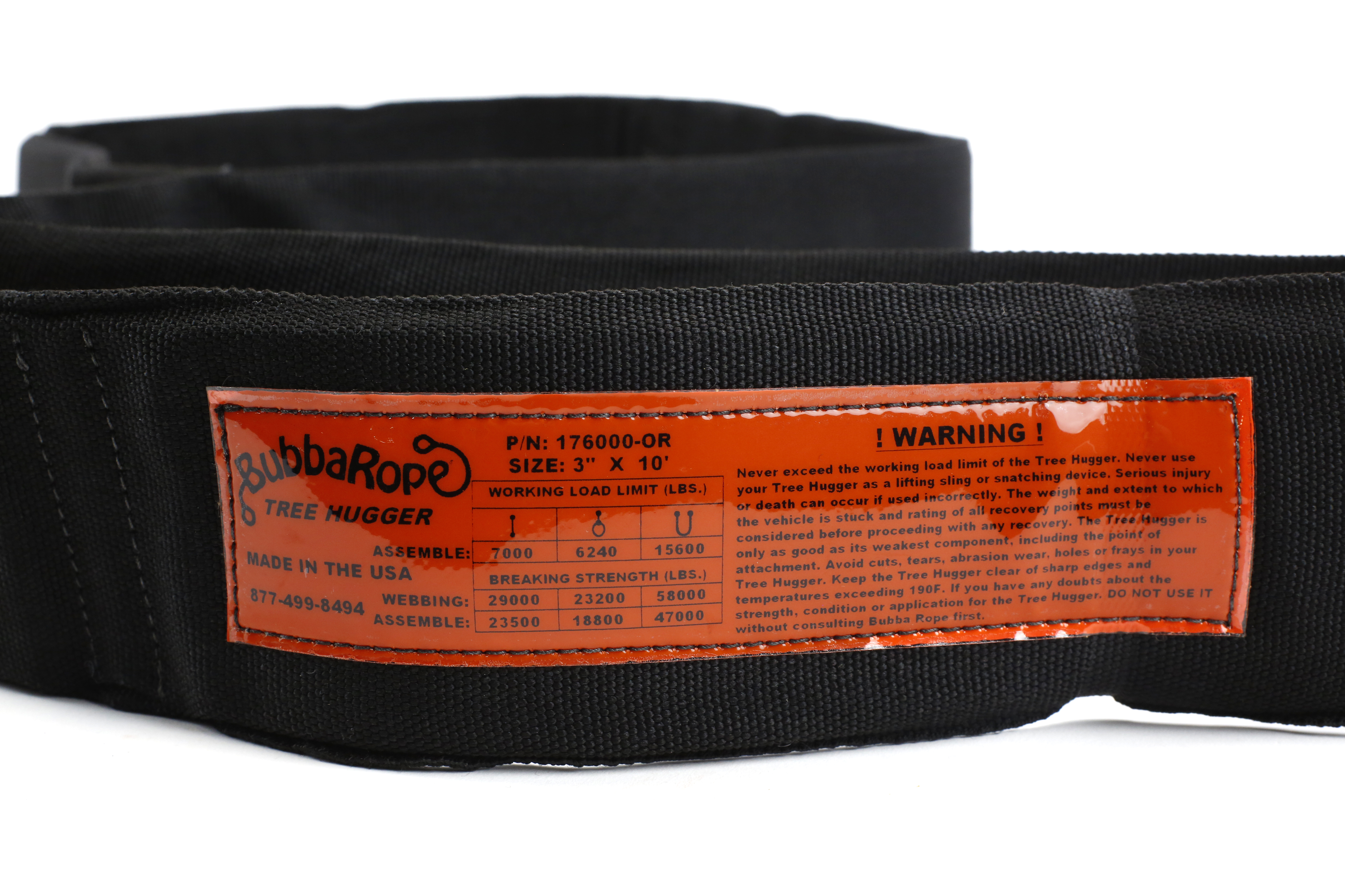 Bubba Rope 10ft x 3in Tree Hugger  - 47,000lb Break Strength
