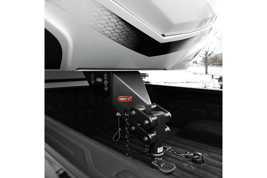 GEN-Y Hitch Executive Torsion-Flex Manual Latch Fifth Wheel to Gooseneck (3.5K - 5.5K Pin Weight)