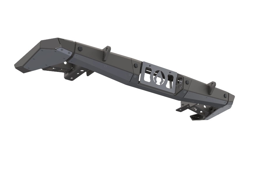 Artec Industries High Clearance Comp Rear Bumper, Raw Steel  - JT