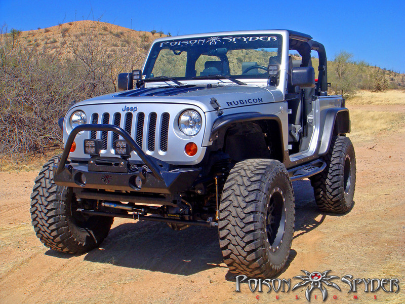 Poison Spyder Narrow Width Crusher Flares Front Aluminum - JK