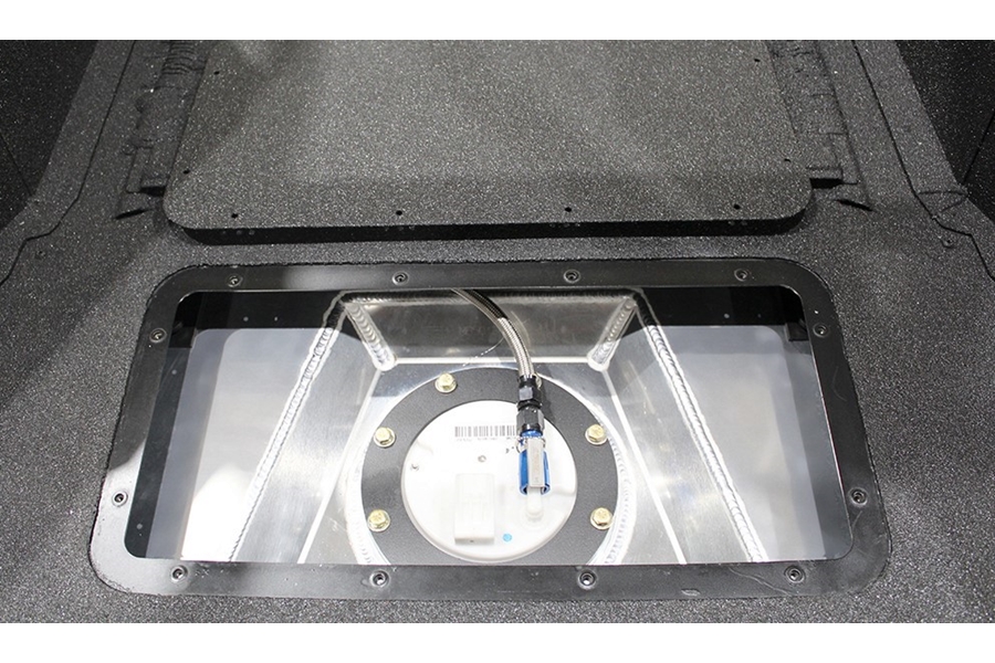 Motobilt Fuel Access Hatch - Bare Steel - JK
