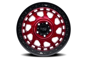 Dirty Life 9313 Enigma Race Beadlock Wheel 17x9 5x5 38mm Offset Candy Red - JT/JL/JK