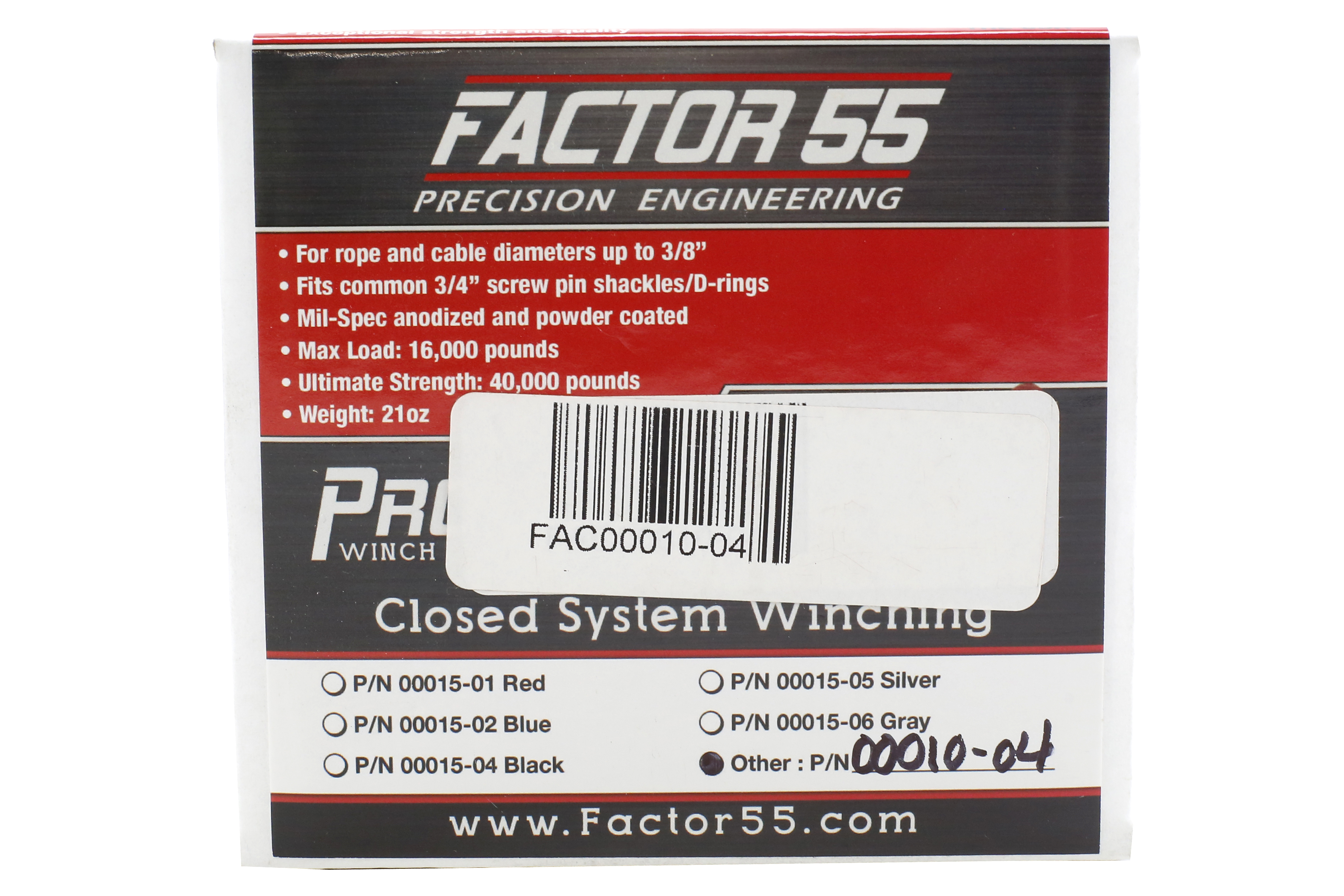Factor 55 Prolink Black