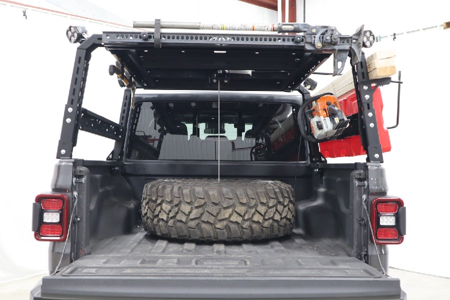 LOD Black Ops Bed Rack Tire Carrier - Black  - JT
