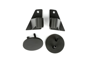 Rugged Ridge Mirror Relocation Brackets, Textured Black - JK