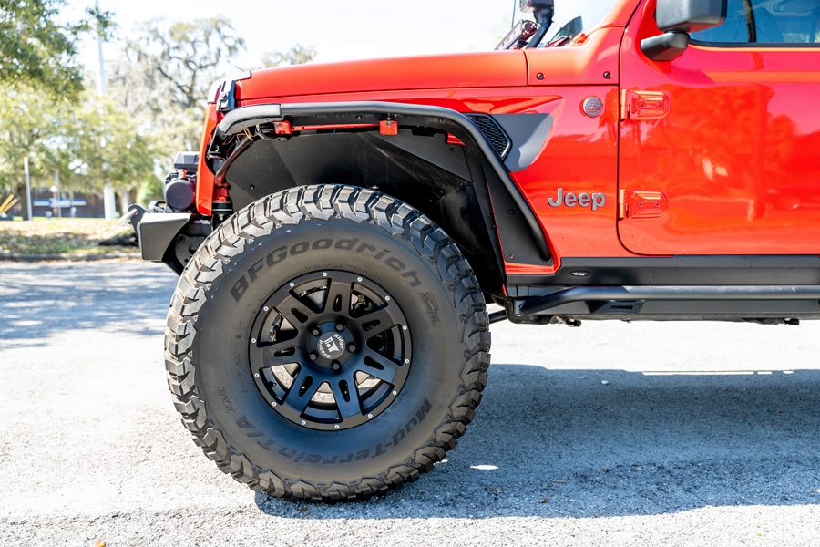 Rugged Ridge Metal Max Front Fender Flares - JT/JL