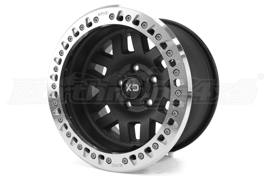 XD Series Wheels XD229 Machete Beadlock Satin Black Wheel 17x9 5X5 - JT/JL/JK