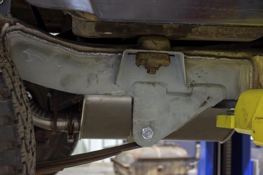 Rust Buster Rear Leaf Spring Mount Segment, Right Side - YJ
