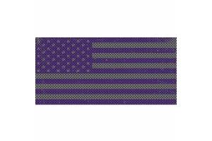 Under The Sun Inserts Distressed Purple and Silver Grill Insert - JK