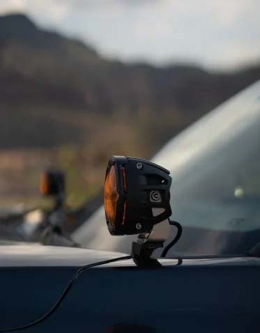 Rigid Industries 360-Series 4in Spot w/Amber PRO Lens - Pair