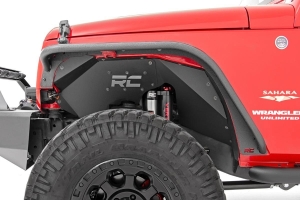 Rough Country Tubular Front Fender Flare Set - JK