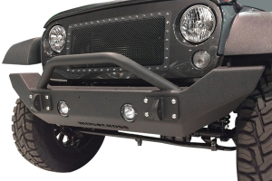 Iron Cross Full-Width Front Bumper with Bar  - JK