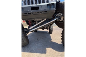 Apex Chassis 2.5 Ton Front Tie Rod and Drag Link Kit (Polished) - JT/JL Rubicon