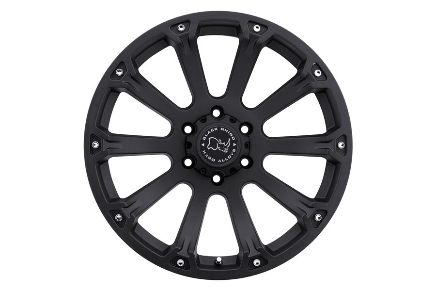 Black Rhino Sidewinder Wheel, 17x9 5x5 - MATTE BLACK - JT/JL/JK