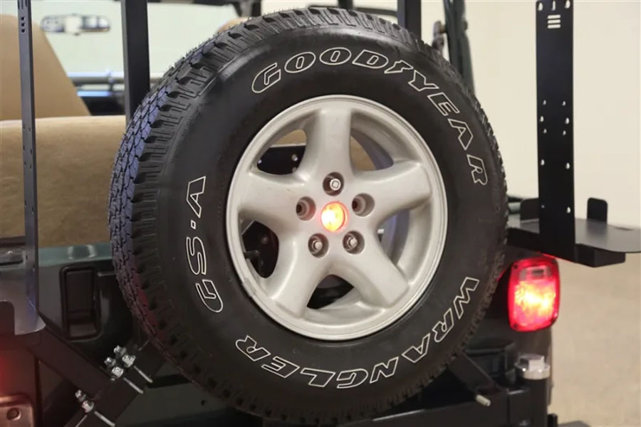 Rock Hard 4x4 CHMSL 3RD Brake Light for 2.5in Spare Tire Center Hole
