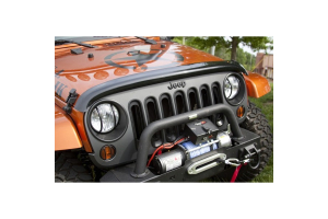 Rugged Ridge Wraparound Bug Deflector Smoke  - JK