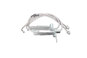 Synergy Manufacturing Stainless Braided Brake Line, Rear - JL/JLU 