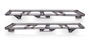 Evo Manufacturing Rock Slider Set w/ Rock Lights and Step Plates, Bolt On - JT