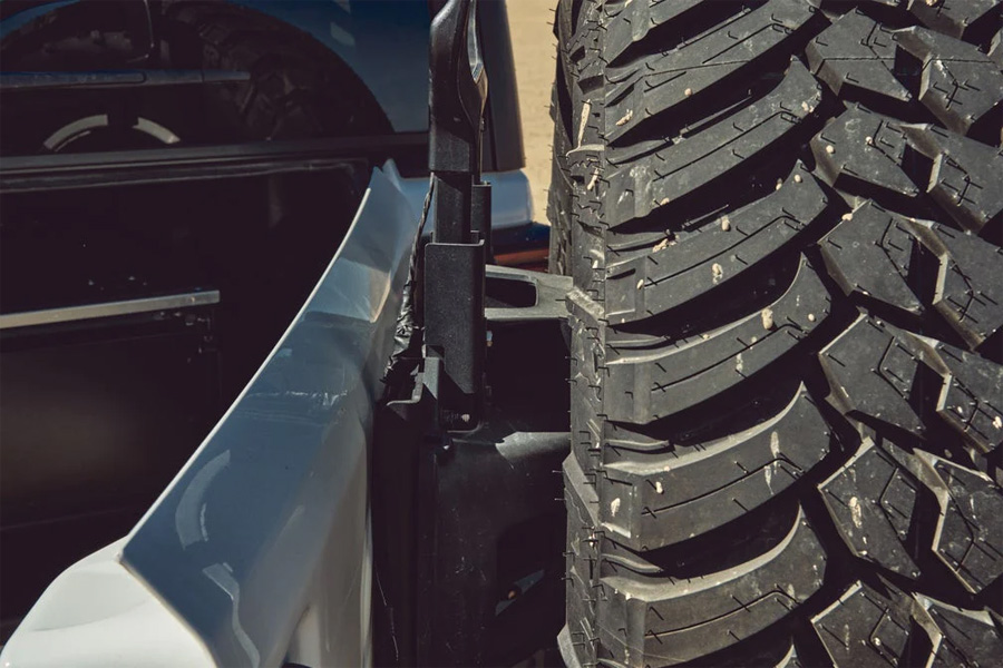 Body Armor Reinforced Tire Carrier - JL