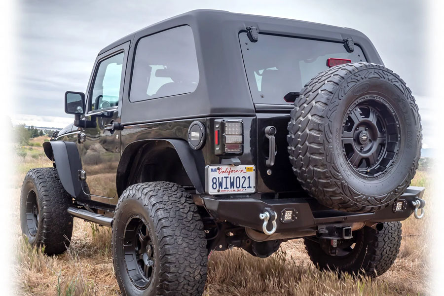 Turn Offroad Fastback 2-Piece Hard Top - JK 2dr