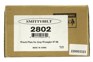 Smittybilt Winch Plate II - LJ/TJ/YJ