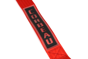 Corbeau 4-Point Harness Belt Red Bolt-in