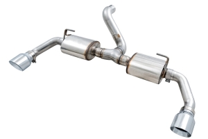 AWE Tread Edition Axle-Back Dual Exhaust w/ Chrome Tips - JL 3.6L/2.0L