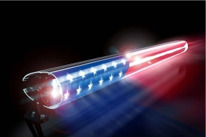 AeroLidz 52in Dual Row 'Red White Blue American Flag' Light Bar Insert