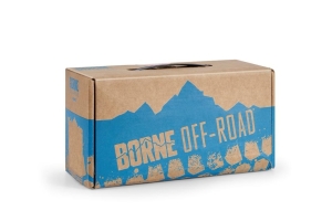 Borne Off-Road Medium Duty Ratchet Tie Down Kit 4 Pack, Black