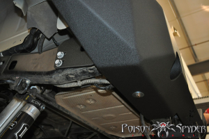 Poison Spyder RockBrawler Rear Bumper w/Tire Carrier and Shackle Tabs Bare - JK