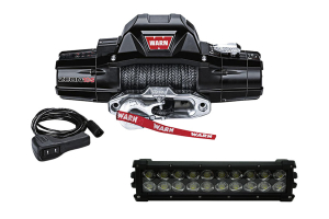 Warn Winch and Light Bar Package