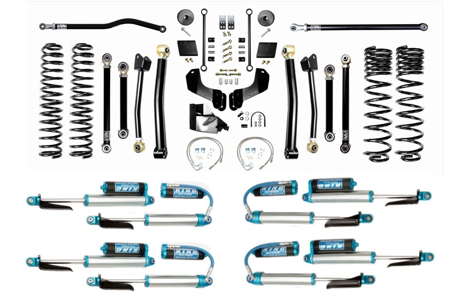 Evo Manufacturing HD 6.5in Enforcer Overland Stage 4 PLUS Lift Kit w/ Shock Options - JT