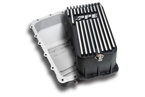 PPE HD Aluminum Engine Oil Pan - Brushed - JK 3.8L