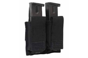 Steinjager Military MOLLE Pouch Double Pistol Magazine Holder - Black    - JK