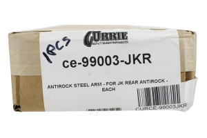 Currie Enterprises Antirock Sway Bar Steel Arm Rear 21in Rear - JK