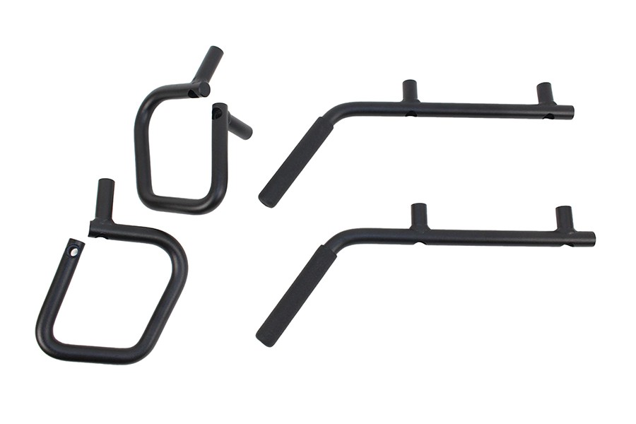 Fishbone Offroad Grab Handles Front & Rear -  Black - JK 4DR