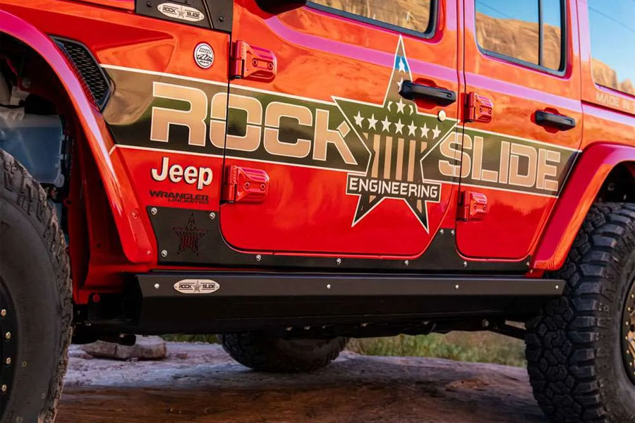 Rock Slide Engineering Step Slider Rocker Guards - JL 4DR