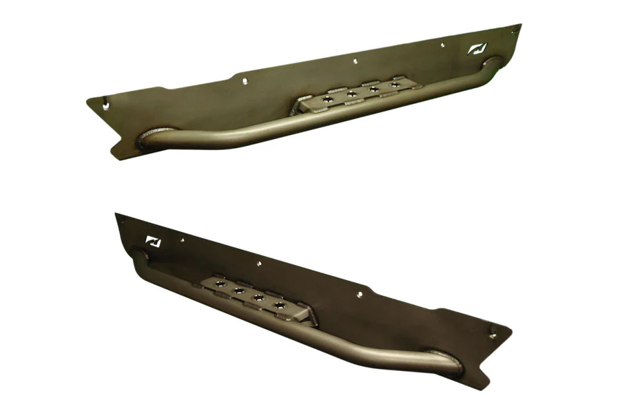 Motobilt Full Length Rocker Guards w/ Tube Step - Notched for Motobilt Front Fenders - TJ