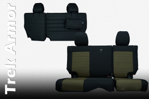 Bartact  Seat Cover Rear Split Bench 4 Door Graphite/Graphite