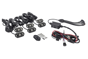 KC HiLiTES 6 PC RGB Rock Light Kit