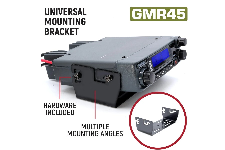 Rugged Radios Radio Kit - GMR45 High Power GMRS Band Mobile Radio w/ Antenna – 45 Watt