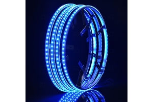 Race Sport Lighting ColorSMART Bluetooth Controlled 17in LED Wheel Light Kit