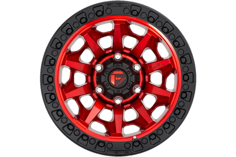 Fuel Offroad Covert D695 Series Wheel, 17x9 5x5 - Candy Red - JT/JL/JK