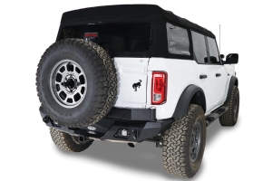 LOD Destroyer Rear Bumper w/ Tire Carrier - Bare Steel - Bronco 2021+