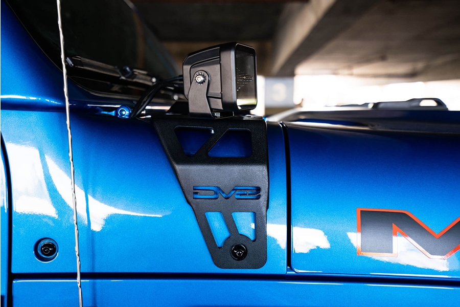 DV8 Offroad Dual Pod Light Cowl Mount Kit - JT Mojave / JL 392 Only