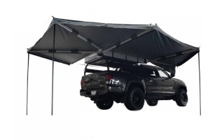 Overland Vehicle Systems Nomadic 270-Degree Awning w/ Wall 1, 2, 3 and Mounting Brackets - Passenger Side 
