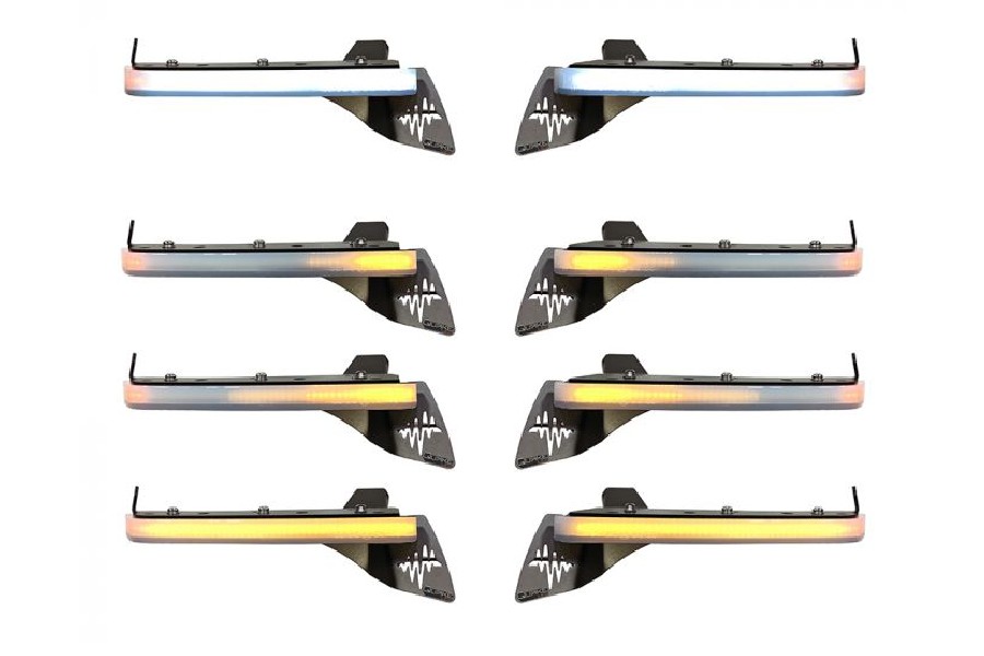 Quake LED Slim DRL Sport/Sport S Fender Chop Kit w/RGB - JL/JT